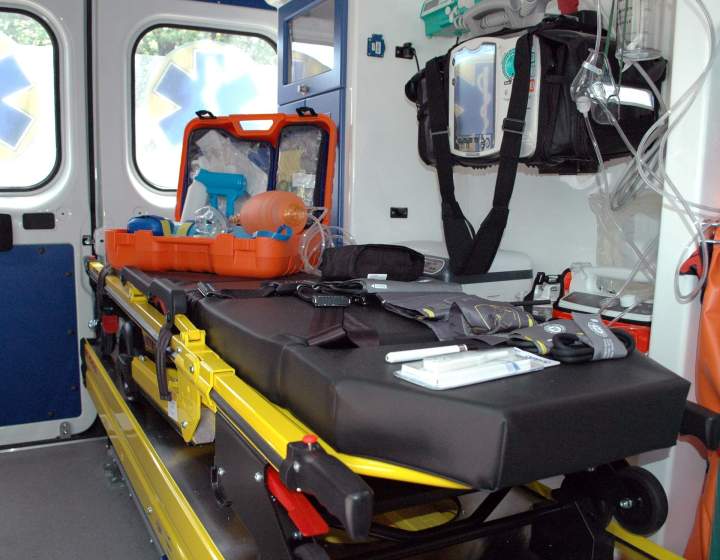 Intérieur ambulance Douai